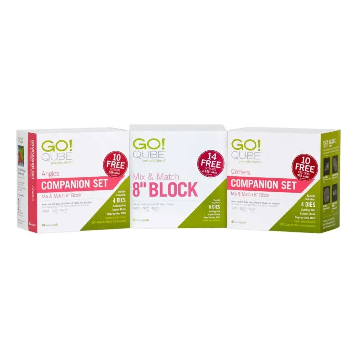 Accuquilt GO! Qube 8" Building Blocks Bundle (accu-56459)