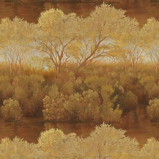 Michael Miller Fabrics - Final Approach - Gold Pond - Golden #ddc-12828-gold