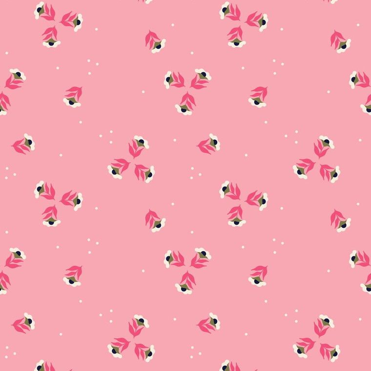 Cloud9 Fabrics - Rococo Riot - Sweet Vandals - Pink #228971