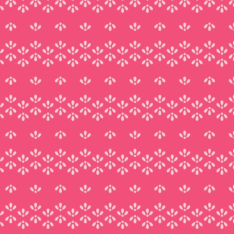 Cloud9 Fabrics - Rococo Riot - Bloomlace - Magenta #228969