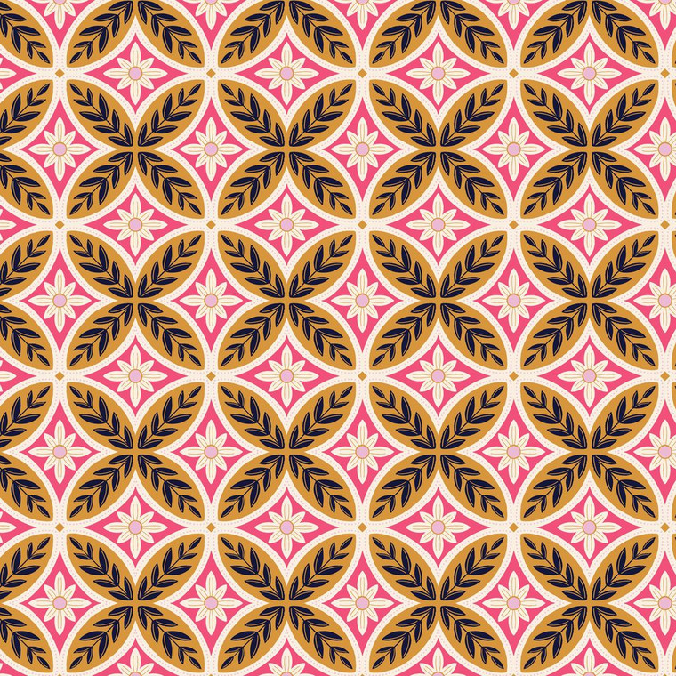 Cloud9 Fabrics - Rococo Riot - Aurora - Gold #228960
