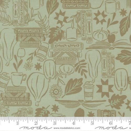 Moda Fabrics - Windfall - Cozy Up Fall - Aqua #45652-20
