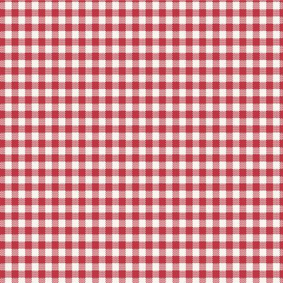 Tilda Fabrics - Wideback - Woven Gingham - Red #til150018