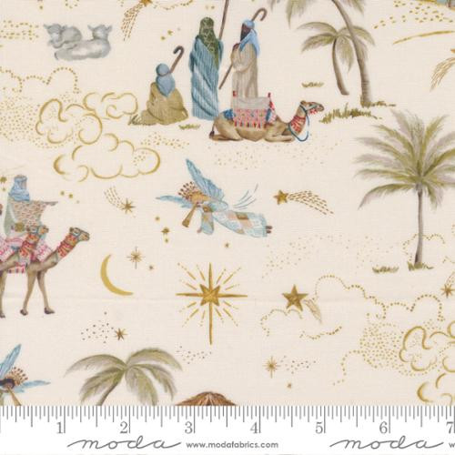 Moda Fabrics - Silent Night - Landscape - Lamb #40050-11