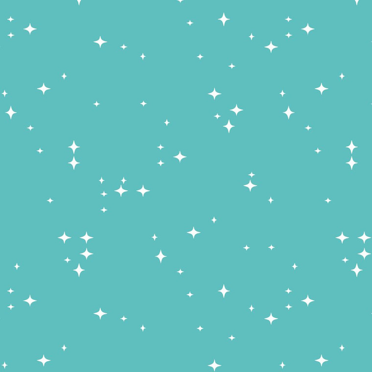 Cloud9 Fabrics - Jolly Tidings - Sparkle Bright - Turquoise #229193