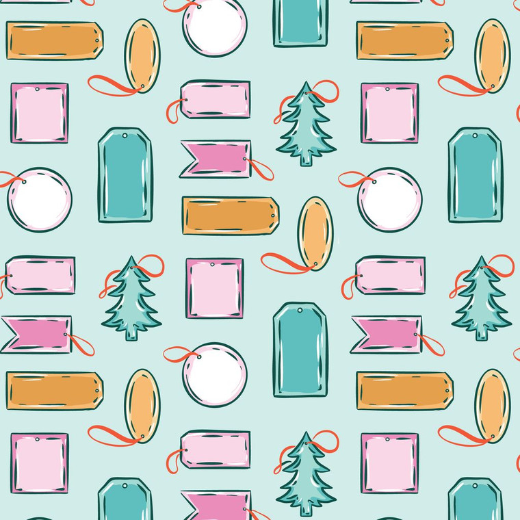 Cloud9 Fabrics - Jolly Tidings - Christmas Tags #229206