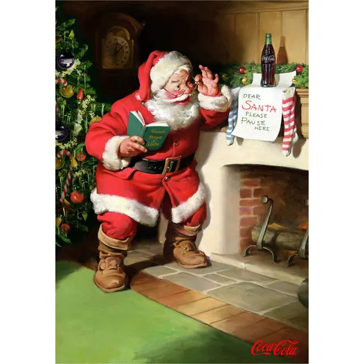 Nortcott Fabrics - Coca-Cola - Christmas Santa - Panel #cc1010-10