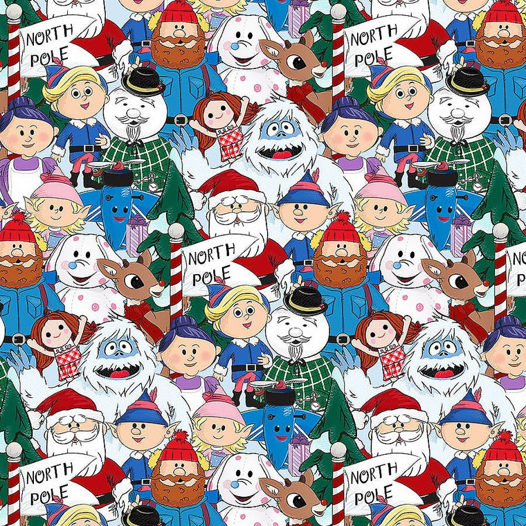Northcott Fabrics - Rudolph The Red-Nosed Reindeer - Characters #rd1000-10