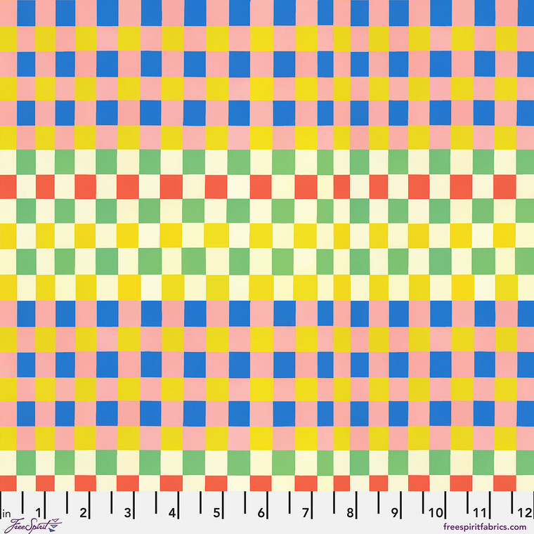 Free Spirit Fabrics - Stannie & Lloyd - Checkered Past - Mixie #PWAE014-MIXIE