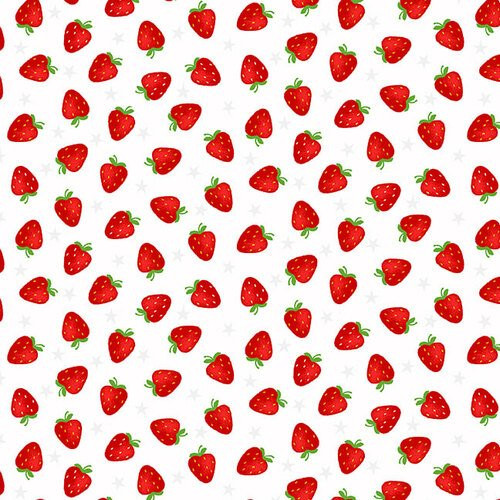 Studio E Fabrics - My Happy Place - Tossed Strawberries #6047-18