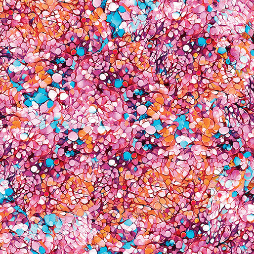 Benartex Fabric - Illumination - Sparkle Light - Pink/Multi #16885-20