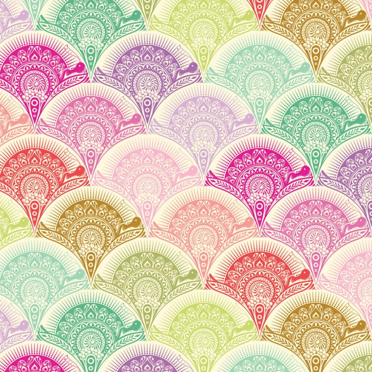 Tula Pink Fabrics - Prince Charming Déjà Vu - Snail Scallop - Sugar Rush #pwtp277-sugarrush