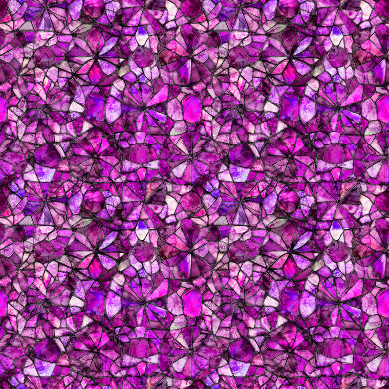 QT Fabrics - Lumenique Mosaic Blender - Magenta #31942-vm