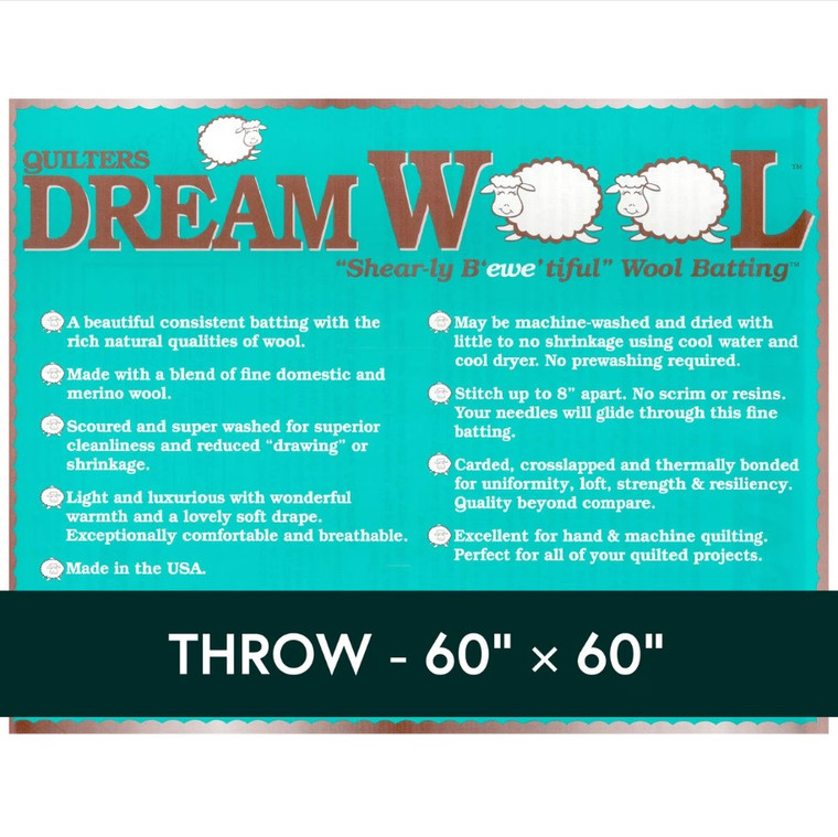 Quilters Dream Wool - Throw Size