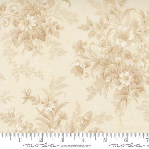 Moda Fabrics - Breathtaking Blues - Bouquets Florals - Porcelain #44400-21