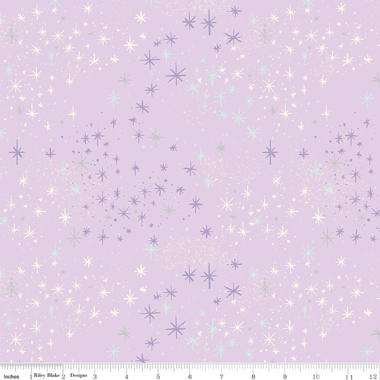 Riley Blake Designs - Wishes - Magic - Vanity Sparkle #SC18076-VANITY
