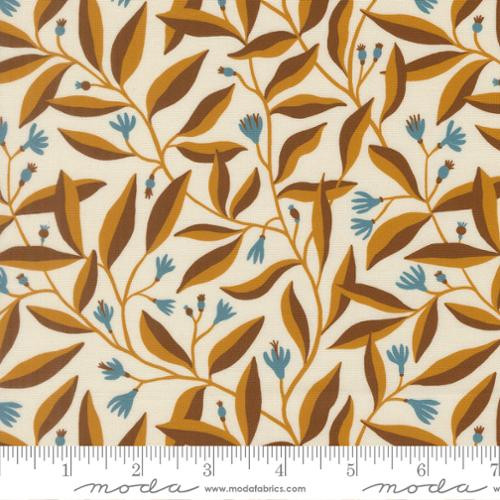 Moda Fabrics - Feather and Forest Bloom - Sprouts Florals - Cloud #14144-11