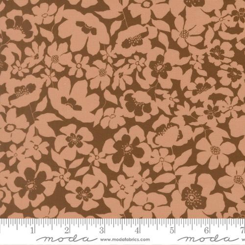 Moda Fabrics - Feather and Forest Bloom - Bloom Fusion Florals - Walnut #14146-15