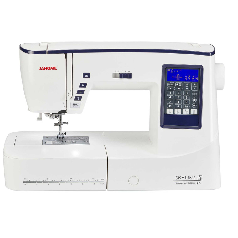 Janome Skyline S3 Anniversary Edition Premier Stitching front view