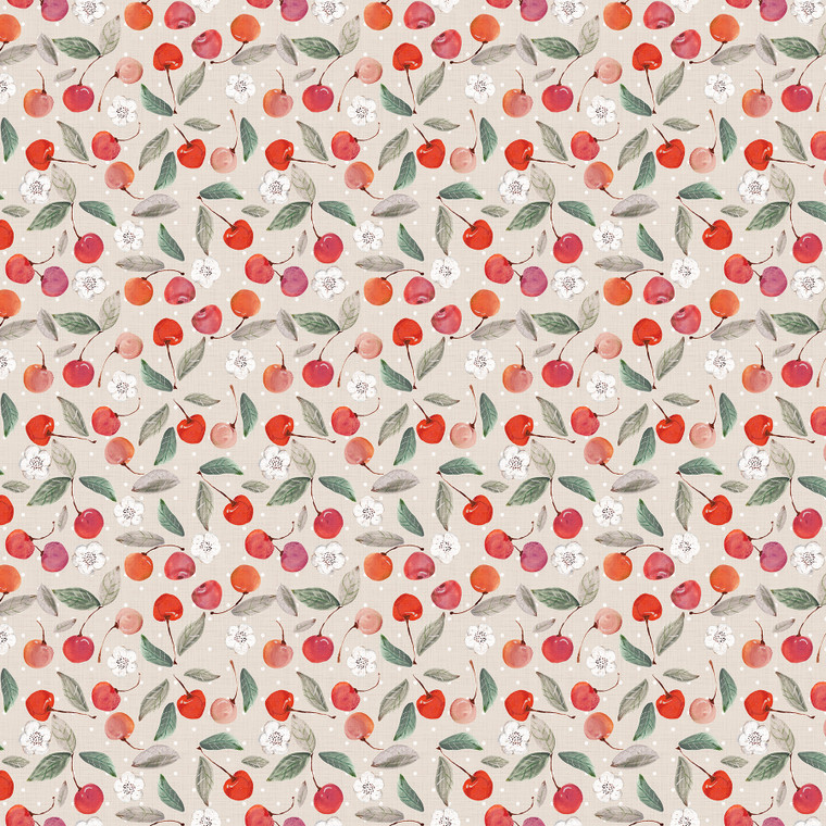 Figo Fabrics - Cherry Orchard - Cherry #91316-14
