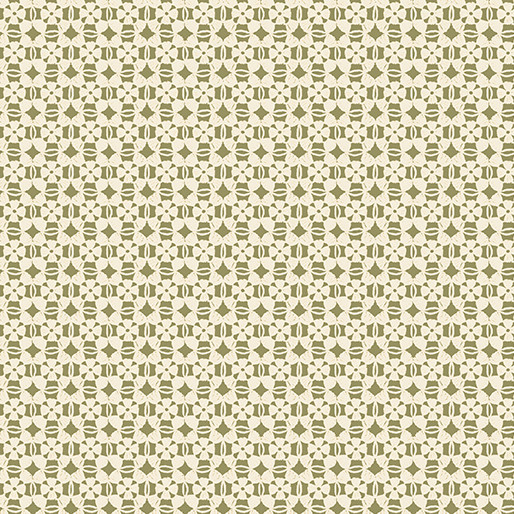 Benartex Fabrics - Heirloom Garden - Soft Lace - Moss/Natural #16922-47