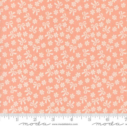 Moda Fabrics - Handmade Sweetness - Bows Daisies - Peach #31793-17