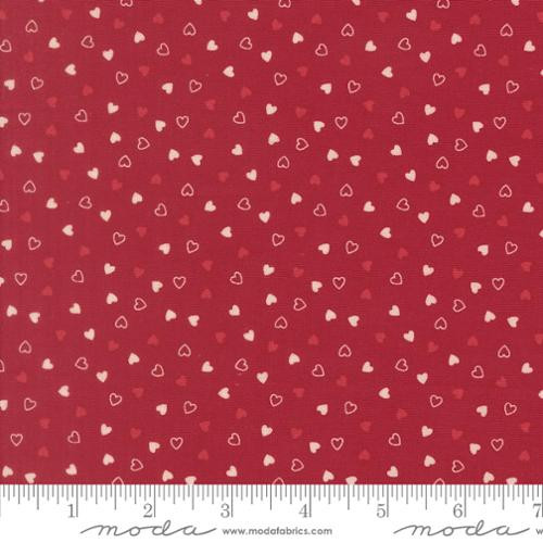 Moda Fabrics - Je Taime - Valentines Hearts - Scarlet #20997-18