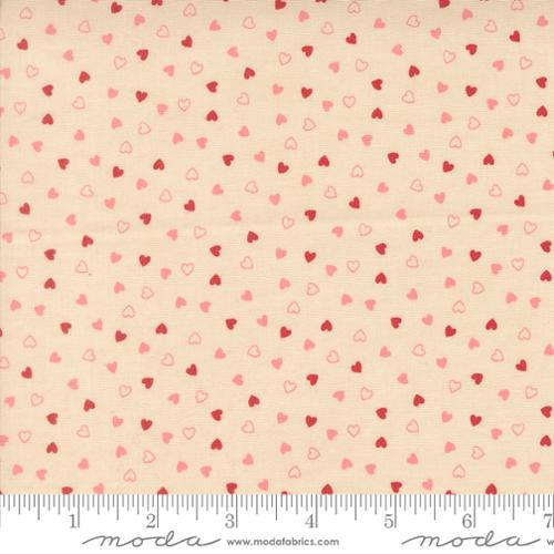Moda Fabrics - Je Taime - Valentines Hearts - Lace #20997-11