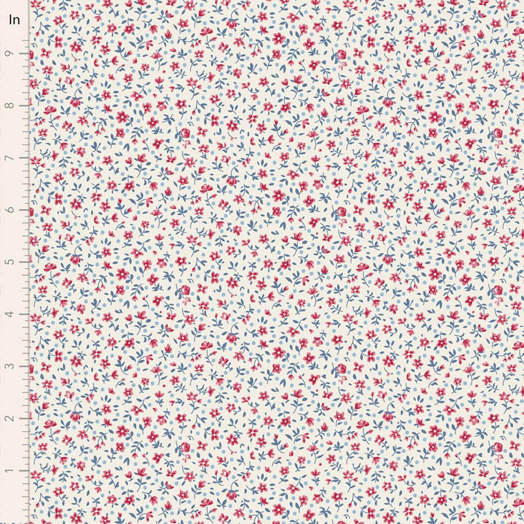 Tilda Fabrics - Village Life - Mae - Cream #til110181