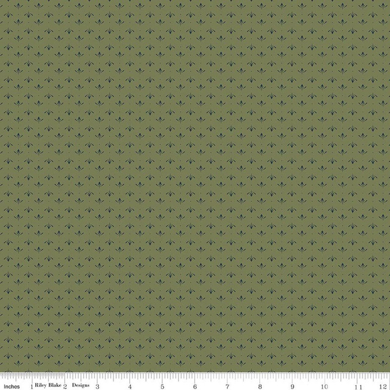 Riley Blake Designs - Charmed & Treasured - Lottie - Green #C18167-GREEN