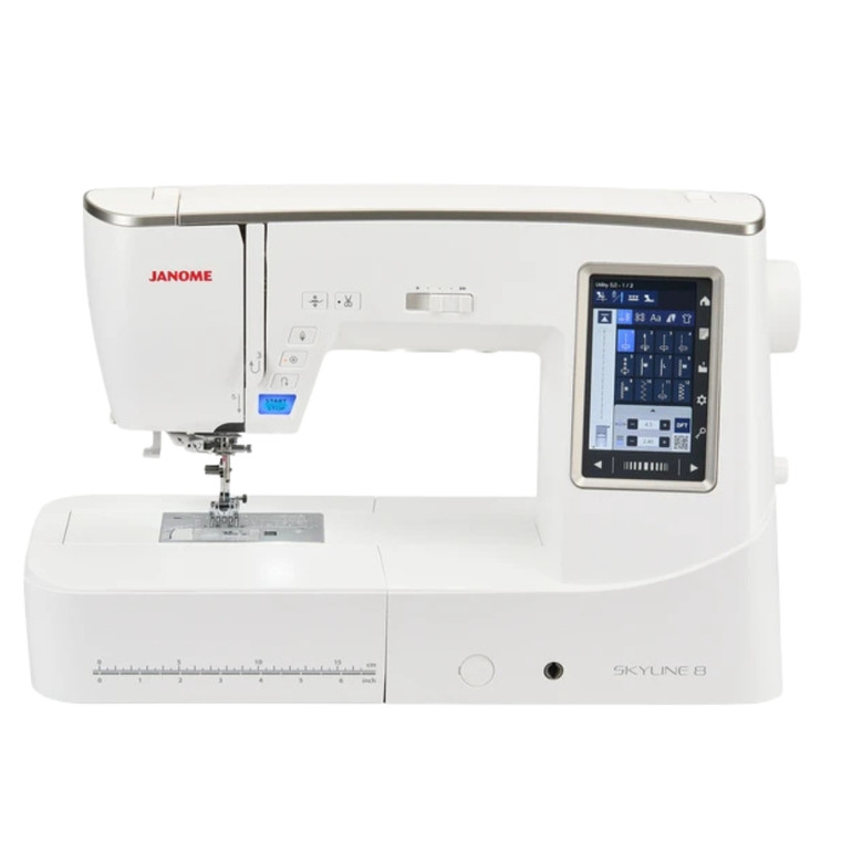 Janome Skyline S8 Sewing & Quilting Machine with extension table