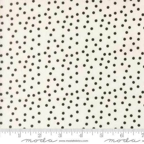 Moda Fabrics - Makers Delight - Small Dot - White & Black #28107-11