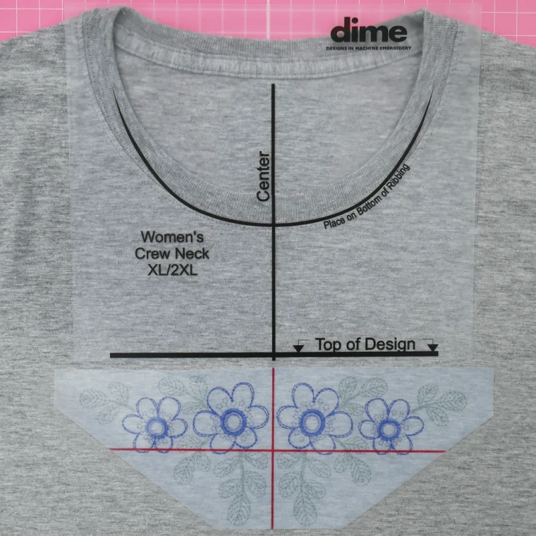 Dime Perfect Placement Kit for Center Chest 