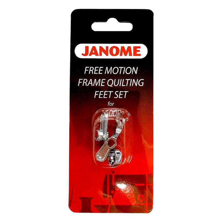 Janome Convertible Free Motion Frame Quilting and Ruler Foot Set