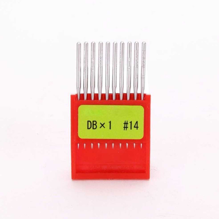 Janome DB Needles DBX1 Size 14 (will fit 1600P-DB and 1600P-DBX)