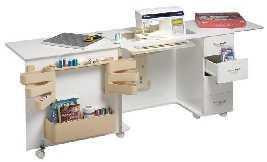 Regal R60 Sewing Cabinet With Drawers In White Only!