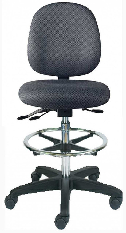 Sew-Ergo Advantage Premium Quilters Stool With Adjustable Foot Ring Model CLS57