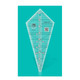 Creative Grids Starburst 30 Degree Triangle Quilt 9-1/2in Ruler