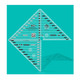 Creative Grids 6in Flying Geese & 45 90 Degree Triangle Quilt Ruler