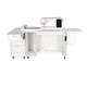 Melbourne & Adelaide Electric Lift Sewing and Quilting Cabinet Combo Premier Stitching