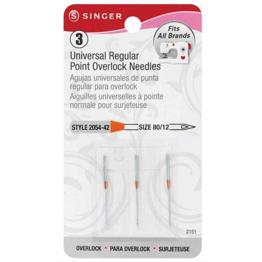 Singer Universal Regular Point Overlock Machine Needles