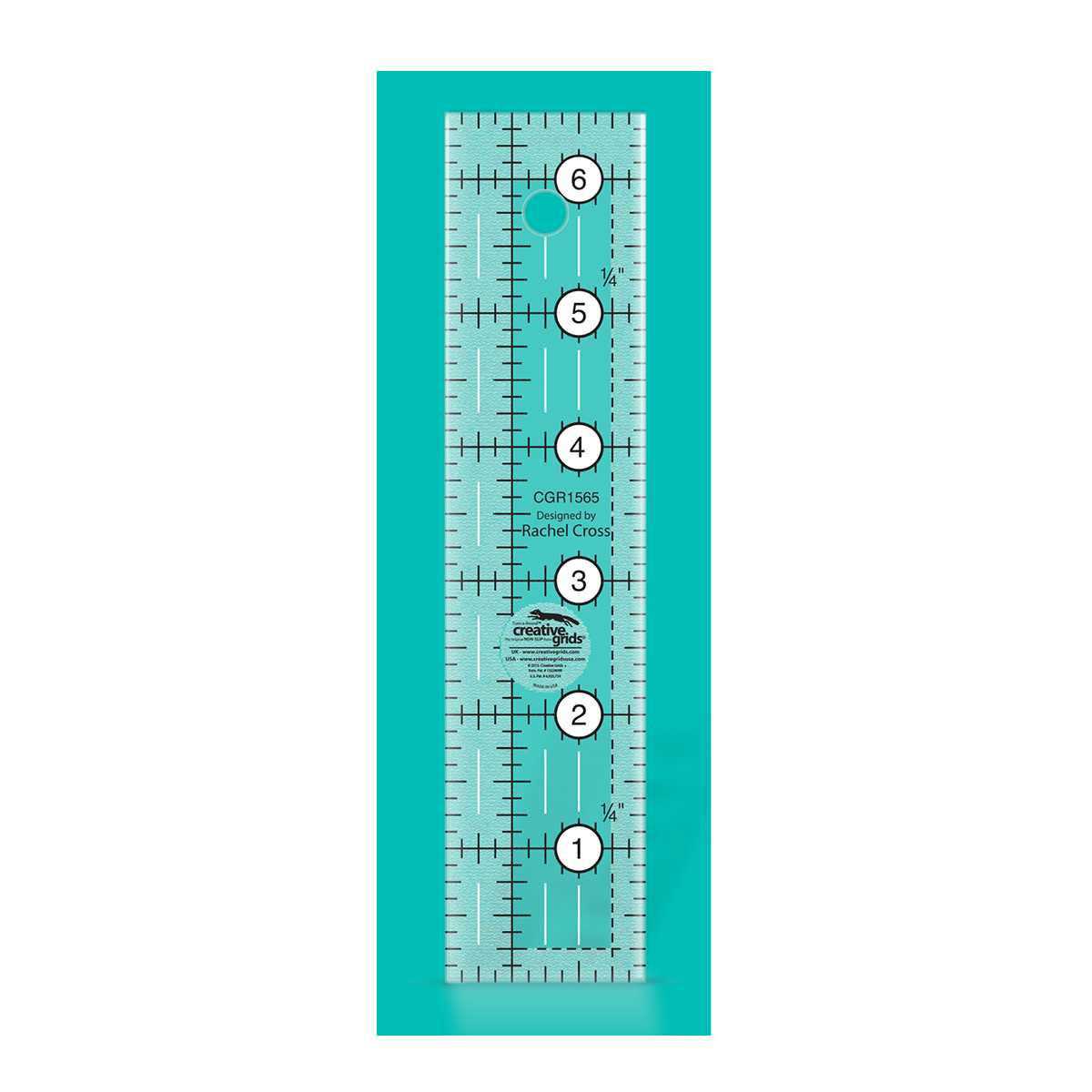 Creative Grids Quilt Ruler 1-1/2in x 6-1/2in