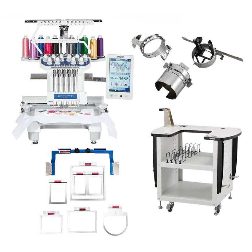 Brother PR1055X 10 Needle Embroidery Machine