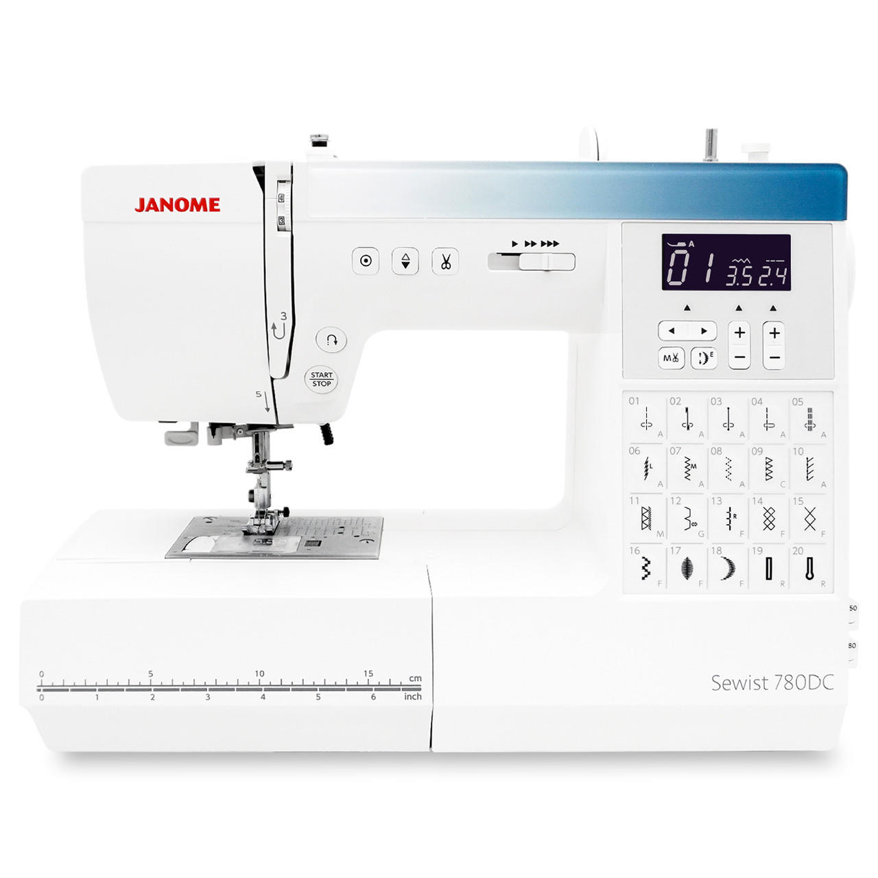 Janome Sewist 780DC Computerized Sewing Machine with Bonus Bundle