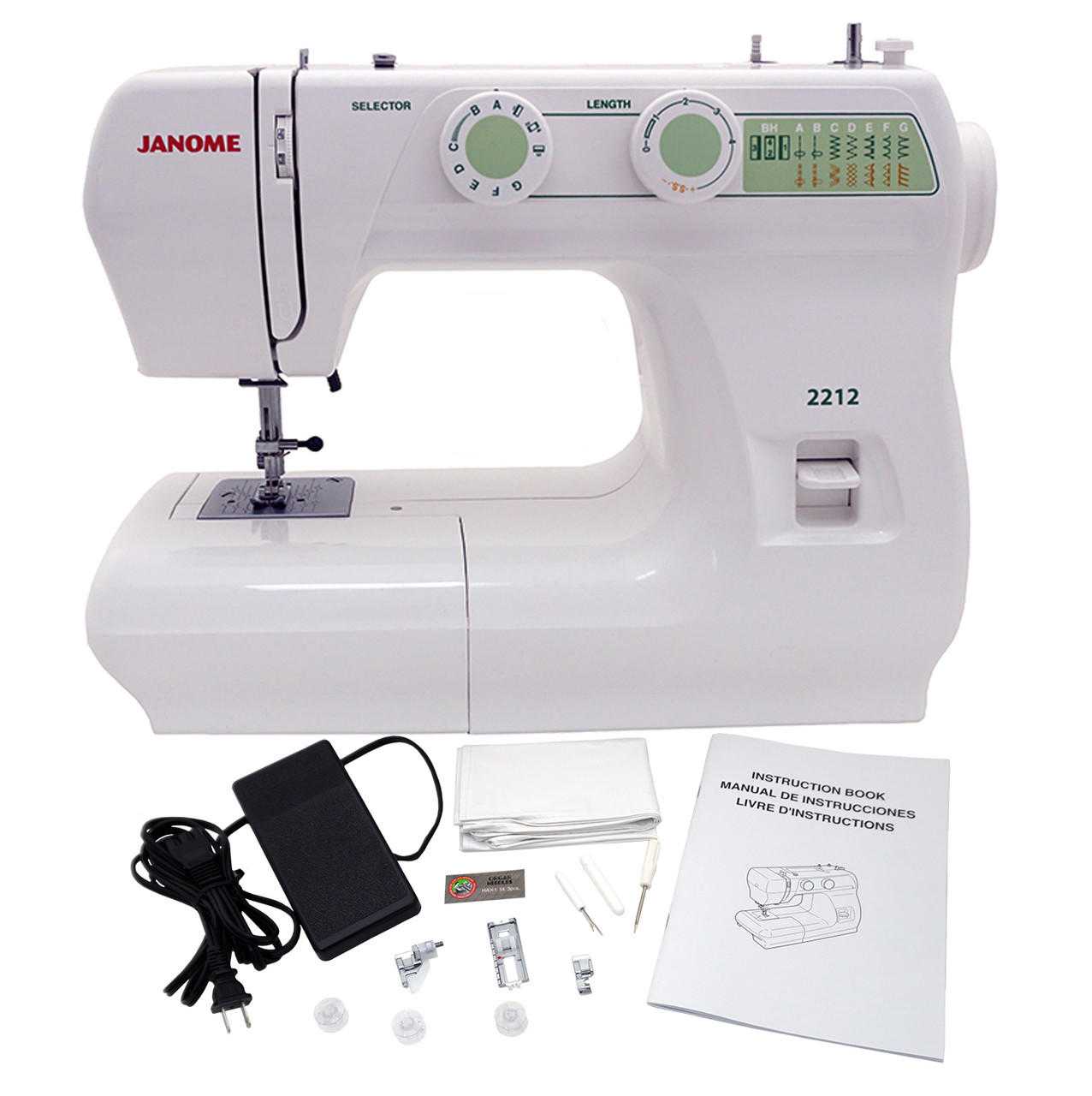Khaki「Janome」サイン入り 新品未使用 Janome 2212 Sewing Machine Premier Package