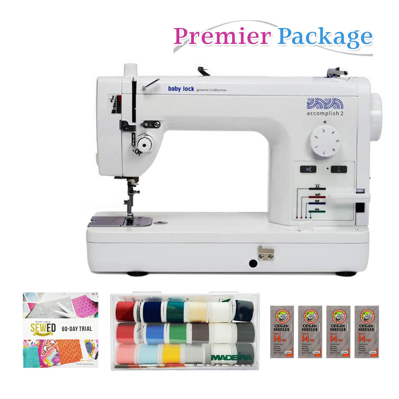 Baby Lock Accomplish 2 Straight Stitch Industrial Sewing Machine – Thimbles  Quilts