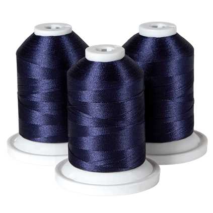 Brother 100% Polyester Color Fast, High Shine Embroidery Thread - 3 ...