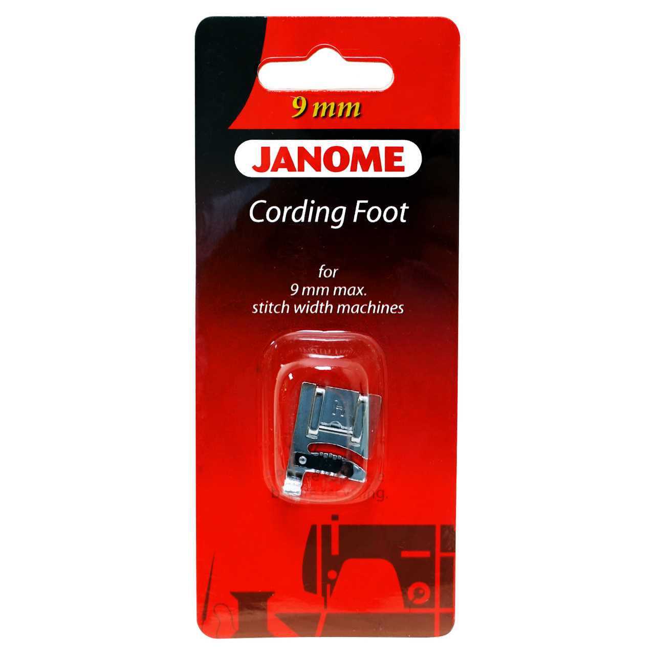 Coding Foot Janome 3-Way Cording Foot for 9mm Machines