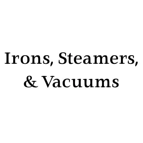 Irons, Steamers, & Vacuums