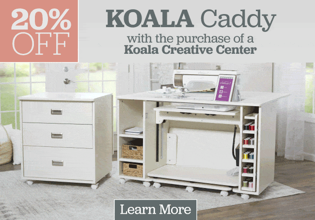 20% off Koala Caddy with Purchase of a Koala Creative Center